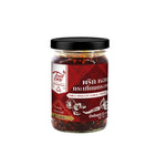 Taste Thai Chilli Garlic Crunch 200g dry grocery package with crispy, spicy chili garlic snack in a clear bag.