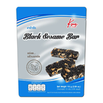 Kwong Meng Black Sesame Bar, a traditional confectionery snack with black sesame seeds and a crispy texture.