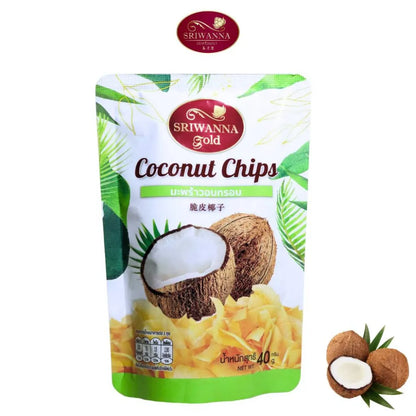 Sriwanna Gold Coconut Chips 40g