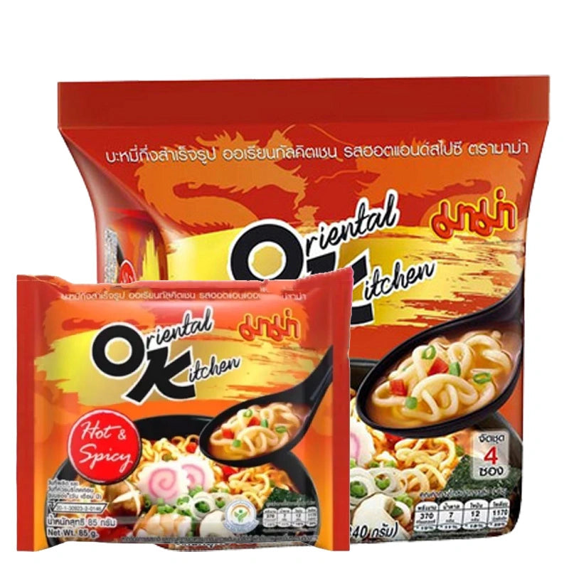 MAMA Ok Hot And Spicy 4 Pcs 85g