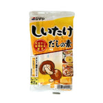 Shimaya Shitake Dashi No Moto 42g dry mushroom-based dashi stock powder in a package, used for Japanese cooking.