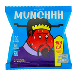 Munchhh Protein Snack Mala flavored confectionery snack in a colorful package with a crispy texture and vibrant design.