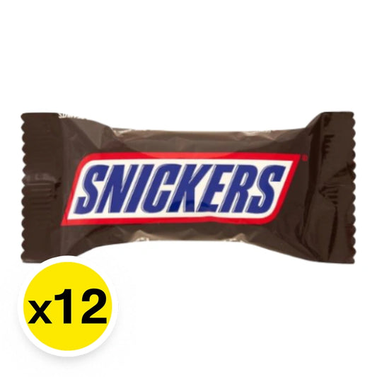 Snickers Funsize Chocolate Snack Bars 20g x12
