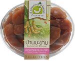 Giant honey tamarind confectionery snack from Tamarind House, showing a sticky, sweet tamarind treat with honey glaze.