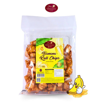Sriwanna Gold Baked Banana Rolls With Butter 100g