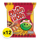 SNACK JACK green pea snack chicken steak with Thai spicy dipping sauce, 15g pack, displayed in a clear bowl with dipping sauce