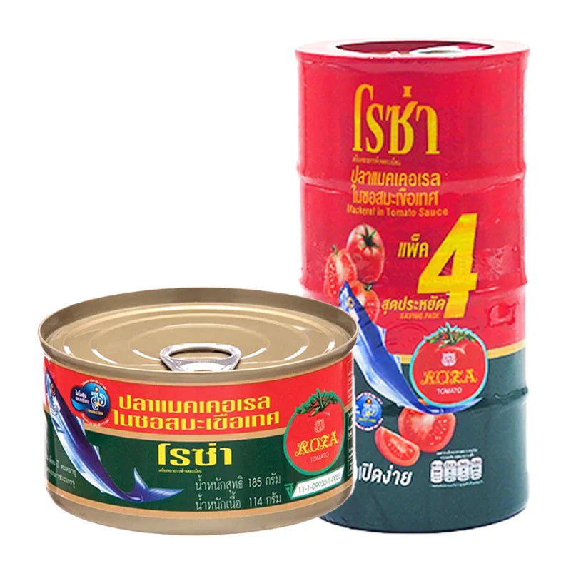 ROZA Mackerel In Tomato 190g x4