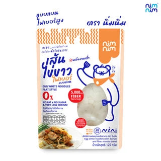NIMNIM Egg White Fiber Noodles Low Cal High Fiber