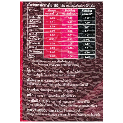 Taitai Organic Hommali Brown Rice And Red Fragrant Rice