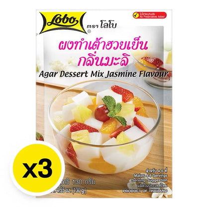 Lobo Agar Dessert Jasmin 130g x3