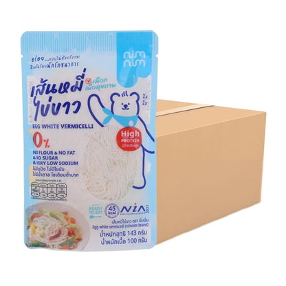 NIMNIM Egg White Noodles Special Price Whole Box Of 50 Bags