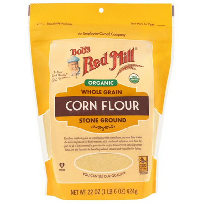 Bob's Red Mill's Organic Whole Grain Corn Flour