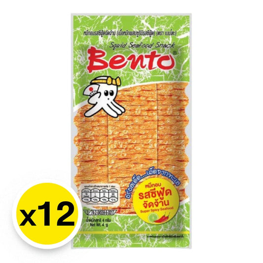 Bento Squid Seafood Snack Super Spicy 4g