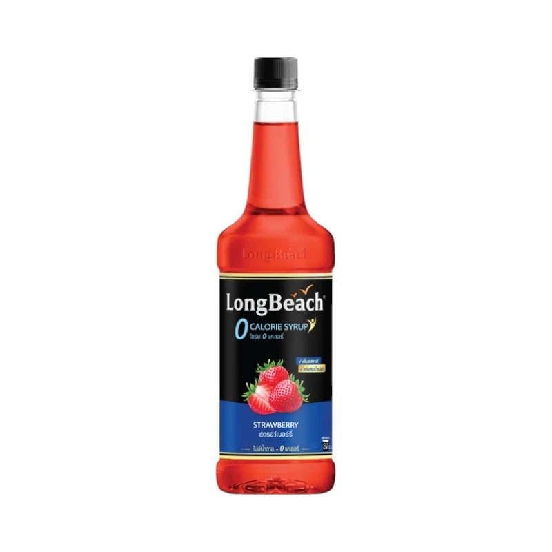 Longbeach Zero Calories Strawberry Syrup No Sugar/ No Calories/