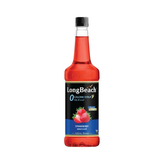 Longbeach Zero Calories Strawberry Syrup No Sugar/ No Calories/