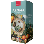 Aroma Colombia coffee capsule for drink, showing the packaging with the Aroma brand logo and product label.