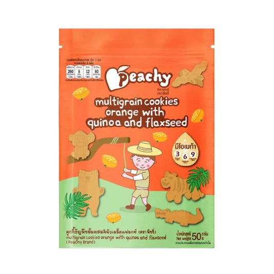 PEACHY Orange Cereal Cookies Mixed With Quinoa And Flaxseed